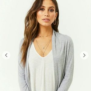 Forever 21 Gray Cardigan